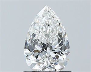 Picture of Natural Diamond 0.81 Carats, Pear with  Cut, G Color, SI1 Clarity and Certified by GIA