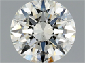 Natural Diamond 0.80 Carats, Round with Excellent Cut, J Color, SI1 Clarity and Certified by GIA