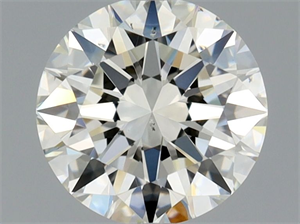 Picture of Natural Diamond 0.80 Carats, Round with Excellent Cut, J Color, SI1 Clarity and Certified by GIA