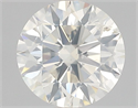 Natural Diamond 1.01 Carats, Round with Excellent Cut, J Color, I1 Clarity and Certified by GIA