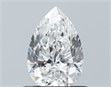 Natural Diamond 0.70 Carats, Pear with  Cut, E Color, VS2 Clarity and Certified by GIA