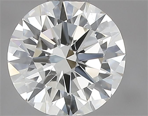 Picture of Natural Diamond 0.52 Carats, Round with Excellent Cut, K Color, SI1 Clarity and Certified by IGI