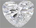 Natural Diamond 0.41 Carats, Heart with  Cut, F Color, VVS2 Clarity and Certified by GIA