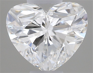 Picture of Natural Diamond 0.41 Carats, Heart with  Cut, F Color, VVS2 Clarity and Certified by GIA