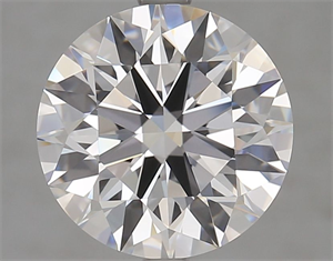 Picture of Lab Grown Diamond 4.27 Carats, Round with Excellent Cut, D Color, VVS1 Clarity and Certified by GIA