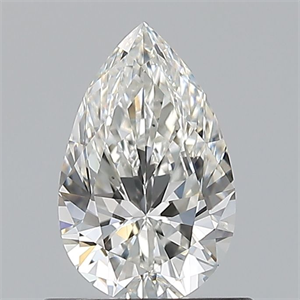 Foto Diamante Natural 0.70 quilates, De pera , Color G, claridad VS2 y certificado GIA de