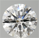 Lab Grown Diamond 5.09 Carats, Round with Ideal Cut, F Color, VVS2 Clarity and Certified by IGI