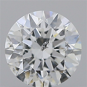 Picture of Natural Diamond 0.70 Carats, Round with Excellent Cut, E Color, I1 Clarity and Certified by IGI
