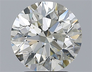 Foto Diamante Natural 2.50 quilates, Redondo , Color L, claridad SI2 y certificado GIA de