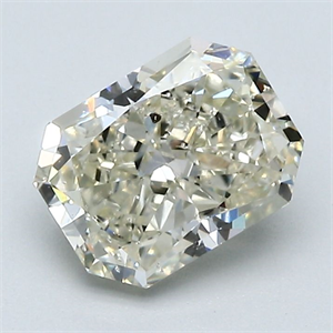 Picture of Natural Diamond 1.50 Carats, Radiant with  Cut, N Color, SI2 Clarity and Certified by GIA
