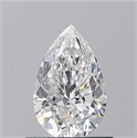 Natural Diamond 0.71 Carats, Pear with  Cut, E Color, VS1 Clarity and Certified by GIA