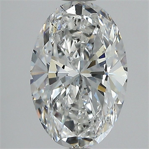 Picture of Natural Diamond 1.18 Carats, Oval with  Cut, E Color, SI1 Clarity and Certified by GIA
