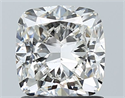 Diamante Natural 1.50 quilates, Del cojín , Color J, claridad SI1 y certificado GIA