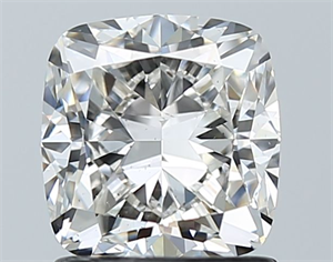 Foto Diamante Natural 1.50 quilates, Del cojín , Color J, claridad SI1 y certificado GIA de