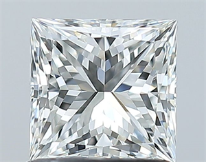 Foto Diamante Natural 1.01 quilates, Princesa , Color G, claridad IF y certificado GIA de