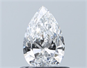 Natural Diamond 0.51 Carats, Pear with  Cut, D Color, VVS1 Clarity and Certified by GIA