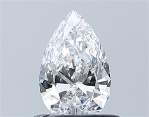 Picture of Natural Diamond 0.51 Carats, Pear with  Cut, D Color, VVS1 Clarity and Certified by GIA