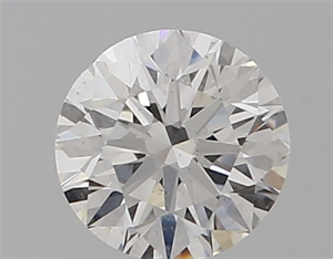 Picture of Natural Diamond 0.40 Carats, Round with Excellent Cut, E Color, SI2 Clarity and Certified by GIA