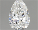 Diamante Natural 0.40 quilates, De pera , Color G, claridad VVS1 y certificado GIA