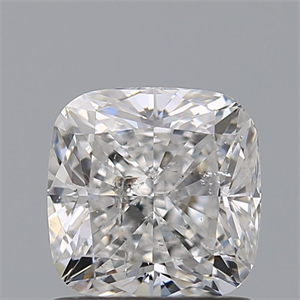 Picture of Natural Diamond 1.10 Carats, Cushion with  Cut, E Color, SI2 Clarity and Certified by IGI