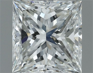 Picture of Natural Diamond 1.00 Carats, Princess with  Cut, H Color, VS1 Clarity and Certified by IGI