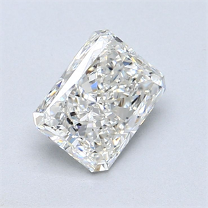 Picture of Natural Diamond 1.51 Carats, Radiant with  Cut, I Color, VS1 Clarity and Certified by GIA