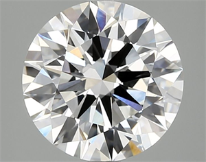 Picture of Lab Grown Diamond 3.06 Carats, Round with Ideal Cut, F Color, VVS2 Clarity and Certified by IGI