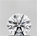 Del inventario de diamantes de laboratorio, 1.03 quilates, Redondo , Color E, claridad VVS1 y certificado IGI