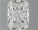 Natural Diamond 1.00 Carats, Radiant with  Cut, F Color, I1 Clarity and Certified by GIA