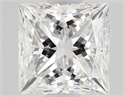 Natural Diamond 0.52 Carats, Princess with  Cut, F Color, VVS1 Clarity and Certified by GIA