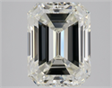 Diamante Natural 3.01 quilates, Esmeralda , Color H, claridad VVS1 y certificado HRD