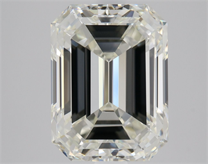 Foto Diamante Natural 3.01 quilates, Esmeralda , Color H, claridad VVS1 y certificado HRD de