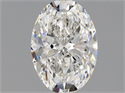 Natural Diamond 1.01 Carats, Oval with  Cut, F Color, VVS1 Clarity and Certified by GIA