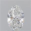 Natural Diamond 1.20 Carats, Oval with  Cut, F Color, VS2 Clarity and Certified by GIA