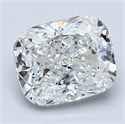 Diamante Natural 2.51 quilates, Del cojín , Color G, claridad VS2 y certificado GIA