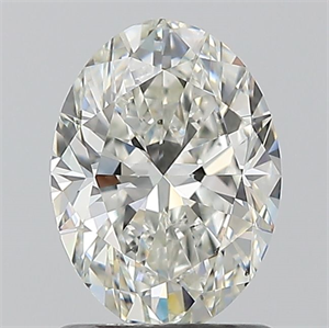 Picture of Natural Diamond 1.20 Carats, Oval with  Cut, H Color, VS2 Clarity and Certified by GIA