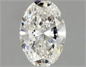 Natural Diamond 0.80 Carats, Oval with  Cut, G Color, IF Clarity and Certified by GIA