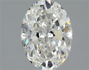 Picture of Natural Diamond 1.30 Carats, Oval with  Cut, H Color, SI2 Clarity and Certified by GIA