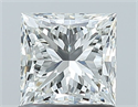Natural Diamond 1.01 Carats, Princess with  Cut, H Color, VS1 Clarity and Certified by GIA