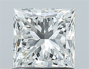 Picture of Natural Diamond 1.01 Carats, Princess with  Cut, H Color, VS1 Clarity and Certified by GIA
