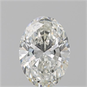 Natural Diamond 0.90 Carats, Oval with  Cut, H Color, IF Clarity and Certified by GIA
