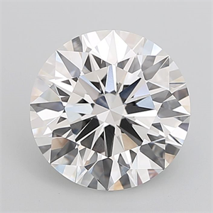 Picture of Lab Grown Diamond 7.03 Carats, Round with Ideal Cut, F Color, VVS2 Clarity and Certified by IGI