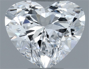 Picture of Natural Diamond 0.30 Carats, Heart with  Cut, D Color, VVS2 Clarity and Certified by GIA