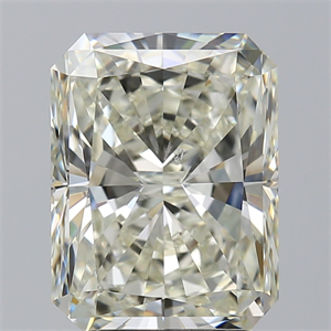 Foto Diamante Natural 3.02 quilates, Radiante , Color L, claridad SI1 y certificado GIA de