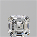 Natural Diamond 1.50 Carats, Asscher with  Cut, H Color, VVS1 Clarity and Certified by GIA
