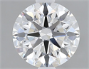 Del inventario de diamantes de laboratorio, 1.64 quilates, Redondo , Color E, claridad VVS1 y certificado GIA