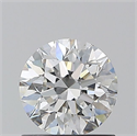 Natural Diamond 0.90 Carats, Round with Excellent Cut, F Color, SI2 Clarity and Certified by GIA