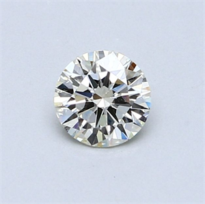 Picture of Natural Diamond 0.48 Carats, Round with Very Good Cut, L Color, SI1 Clarity and Certified by GIA