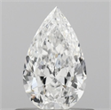 Diamante Natural 0.51 quilates, De pera , Color D, claridad SI1 y certificado IGI
