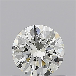 Picture of Natural Diamond 0.45 Carats, Round with Excellent Cut, J Color, VS2 Clarity and Certified by GIA